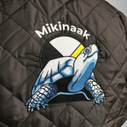 embroidered freezer jacket"